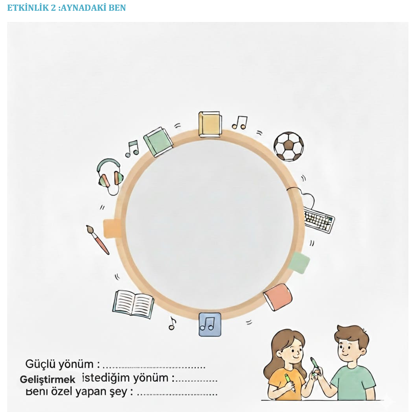 Aynadaki Ben - Öz Farkındalık Etkinlik Materyali